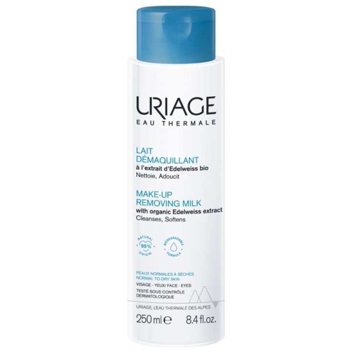 Gesicht und Augen Make-up Entferner Milch Uriage - Flasche mit 250 ml