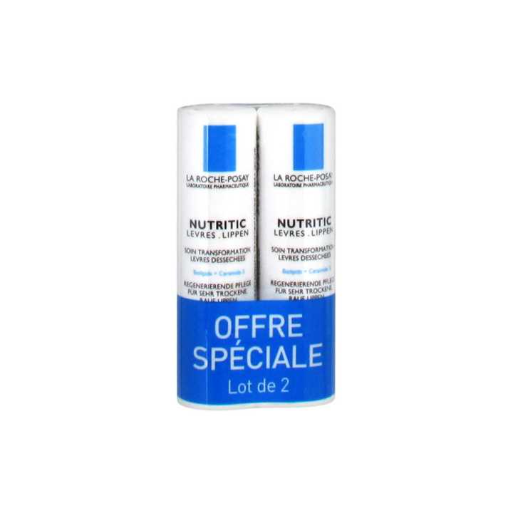 Nutritic Lippen La Roche-Posay - 2er Pack Lippenpflegestifte