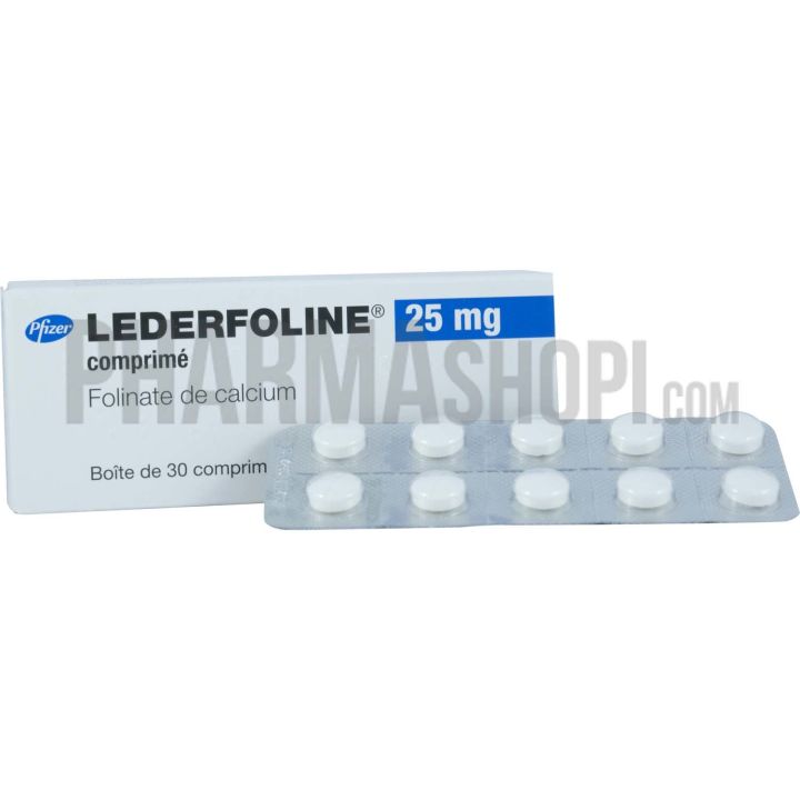 Lederfoline 25mg Tabletten - Packung mit 30 Tabletten