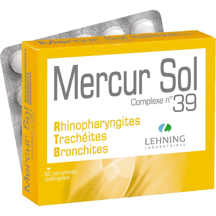 Mercur sol komplex Nr. 39 Lehning - Packung mit 60 Tabletten