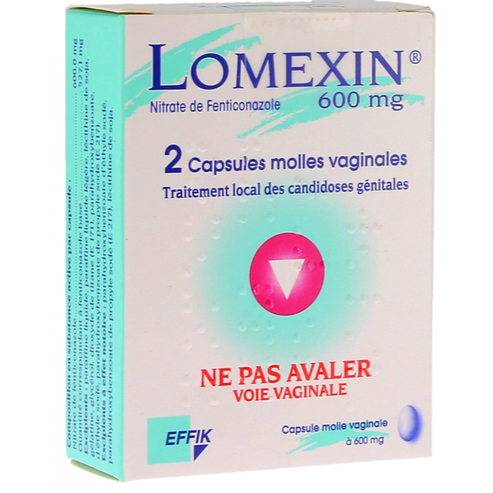 Lomexin 600mg - 2 weiche Vaginalkapseln