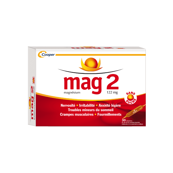 Mag 2 ohne Zucker 122mg Trinklösung - 30 Ampullen