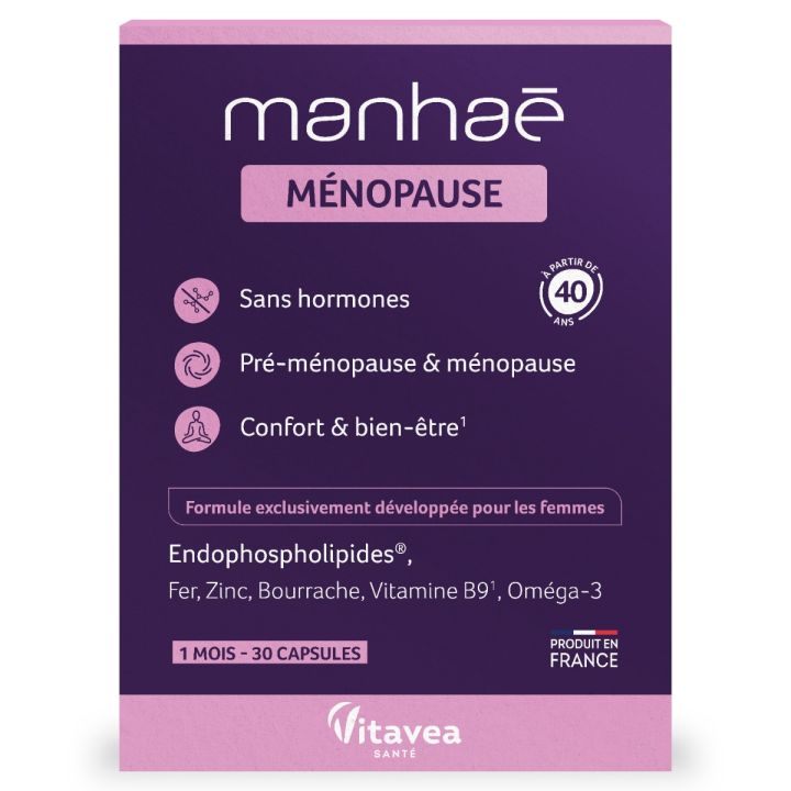 Manhaé Menopause Vitavea - Packung mit 30 Kapseln