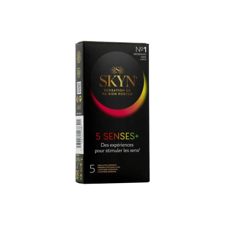 Kondome 5 senses+ Skyn Manix - Schachtel mit 5 Kondomen