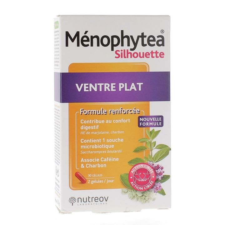 Ménophytea Silhouette flacher Bauch Nutreov - Packung mit 30 Tabletten