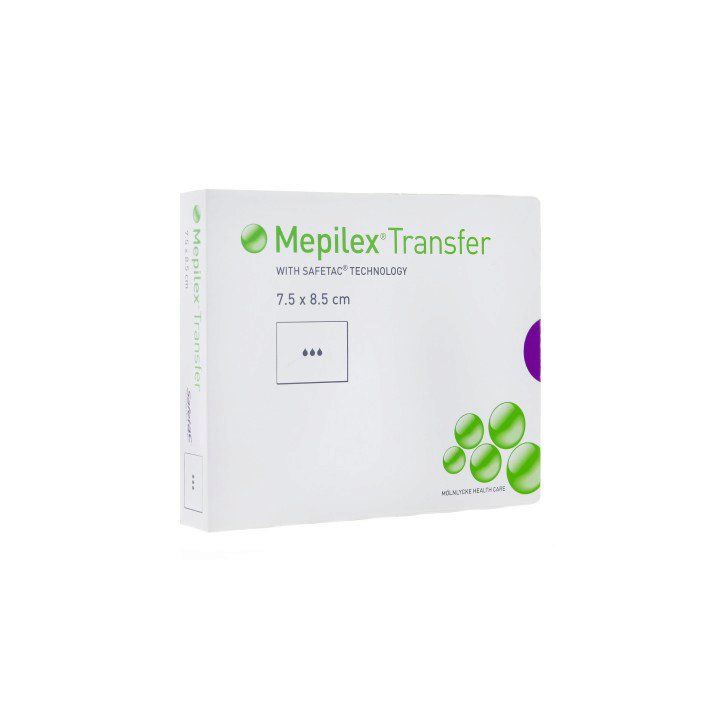 Mepilex Transfer Hydrocellularverband 7,5 x 8,5 cm - 10 Verbände