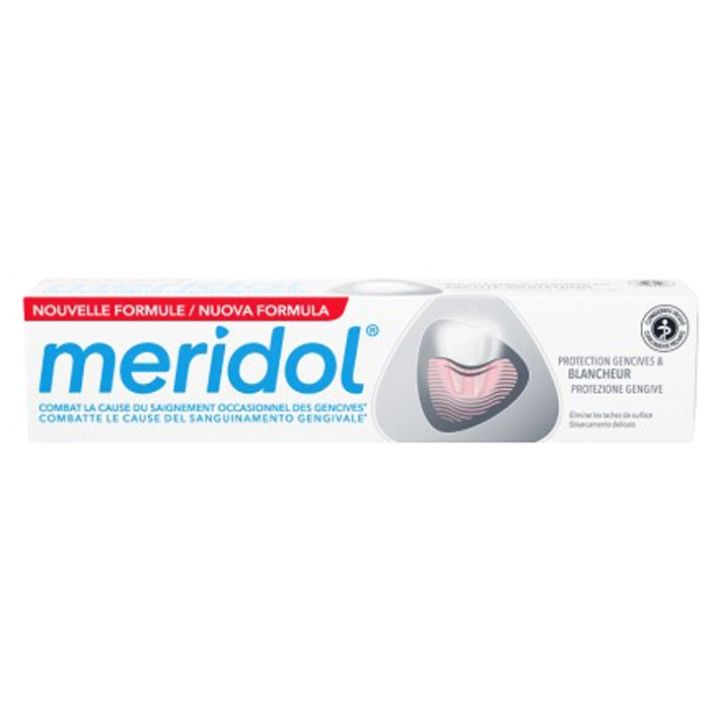 Zahnpasta Weißheit Zahnfleischschutz Meridol - Tube mit 75 ml