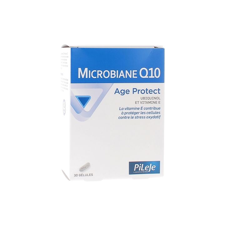 Microbiane Q10 Alterschutz Pileje - Packung mit 30 Kapseln