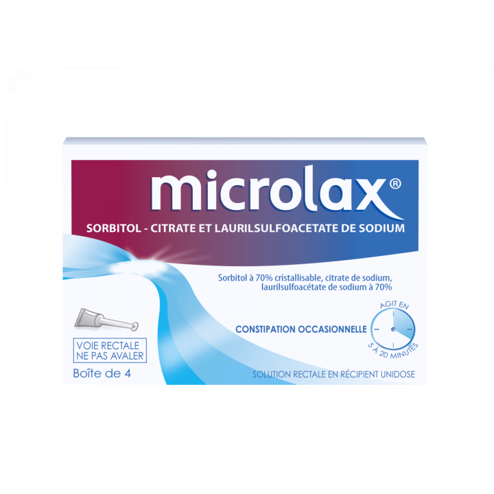 Microlax gelegentliche Verstopfungen - 4 Pipetten zu 5 ml
