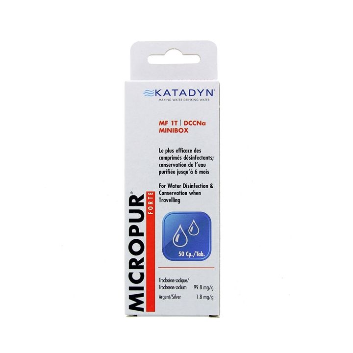 Micropur forte Desinfektionstabletten - Packung mit 50 Tabletten