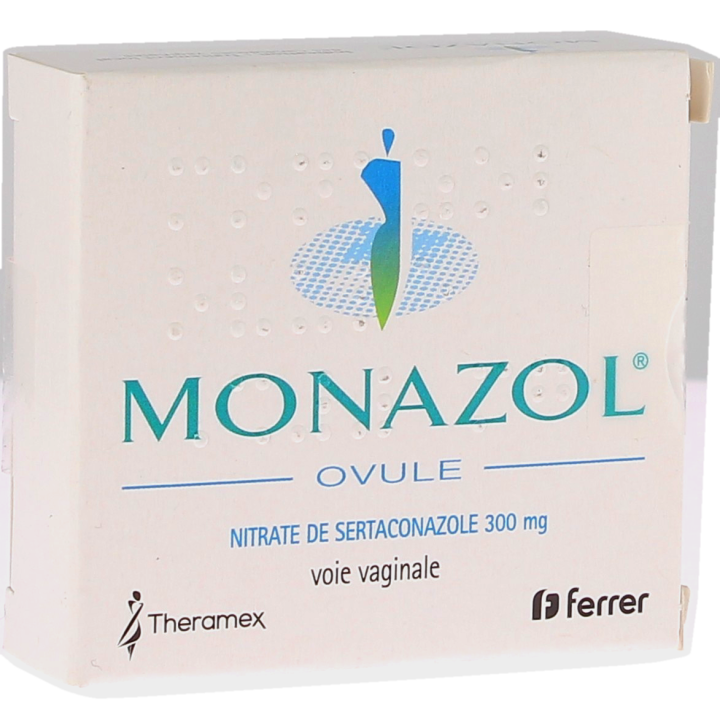 Monazol Zäpfchen - Packung mit 1 Zäpfchen