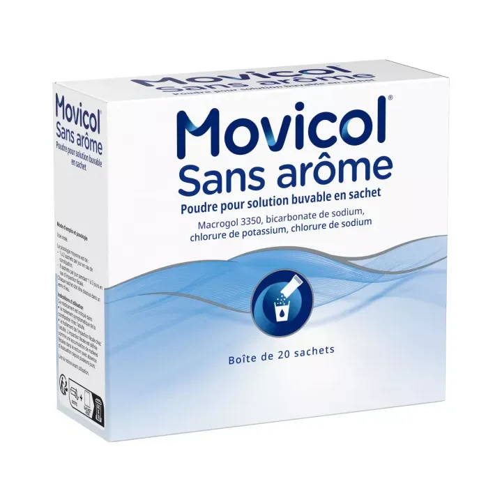 Movicol ohne Aroma - Packung mit 20 Beuteln