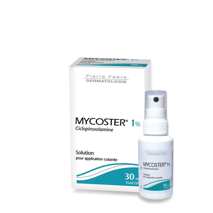 Mycoster 1% Lösung zur Anwendung auf der Haut - Flasche mit 30 ml