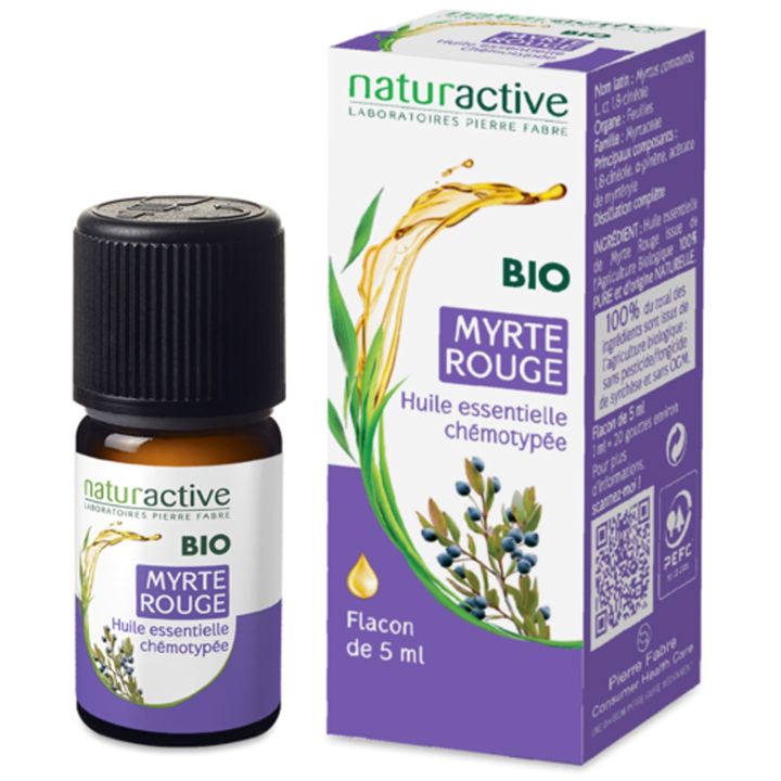 Ätherisches Öl von BIO Naturactive Rote Myrte - Flasche mit 5 ml