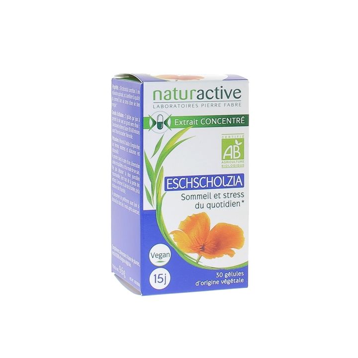 Eschscholzia bio Naturactive - Packung mit 30 Kapseln