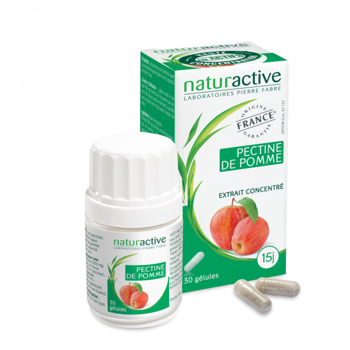 Elusanes Apfelpektin Naturactive - Packung mit 30 Kapseln