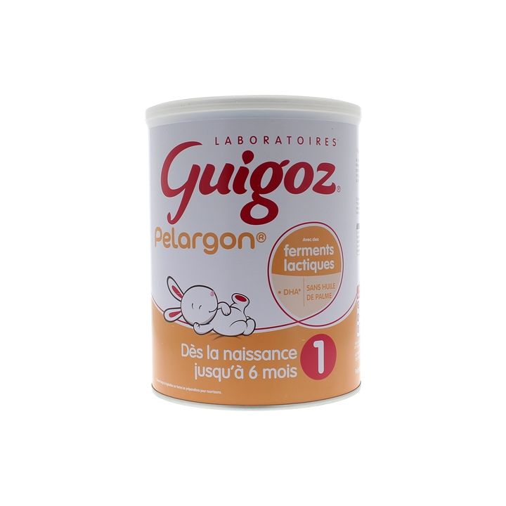 Pelargon Pulvermilch 1. Alter 0 bis 6 Monate Guigoz - Dose mit 780g