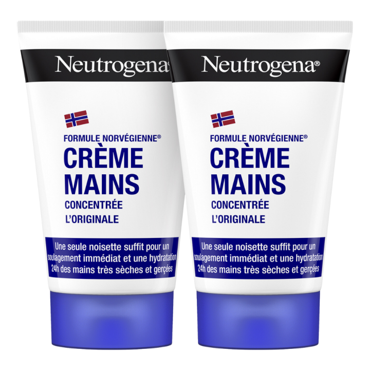Neutrogena konzentrierte feuchtigkeitsspendende Handcreme - 2er-Pack mit 50 ml Tuben