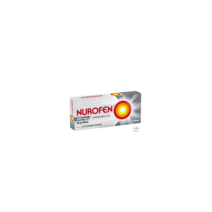 Nurofen 200mg Tabletten - Packung mit 20 überzogenen Tabletten