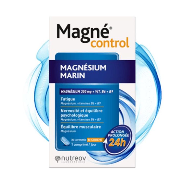 Magne control Magnesium aus Meeressalz Nutreov - Packung mit 30 Tabletten