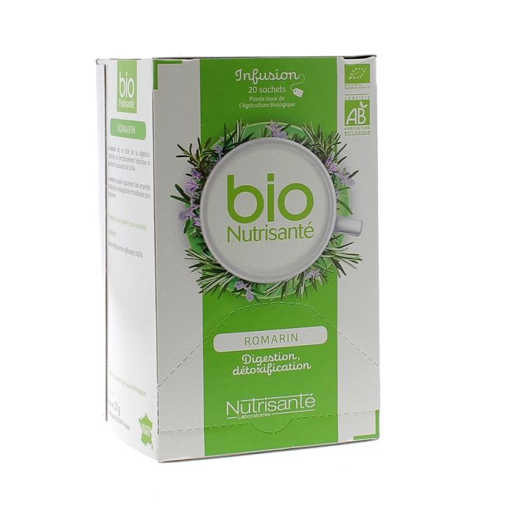 Infusion Wohlbefinden Rosmarin BIO Nutrisanté - 20 Beutel