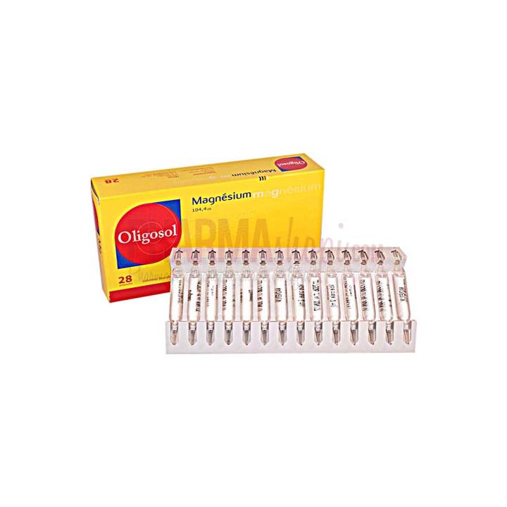 Oligosol Magnesium Trinkampulle - Packung mit 28 Ampullen