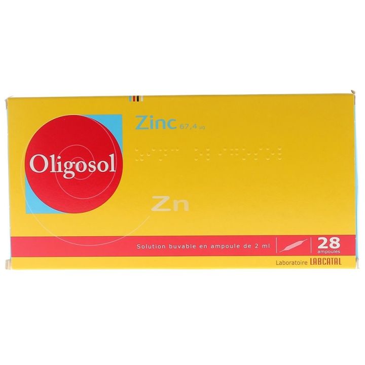 Oligosol Zink trinkbare Lösung in Ampullen - Packung mit 28 Ampullen