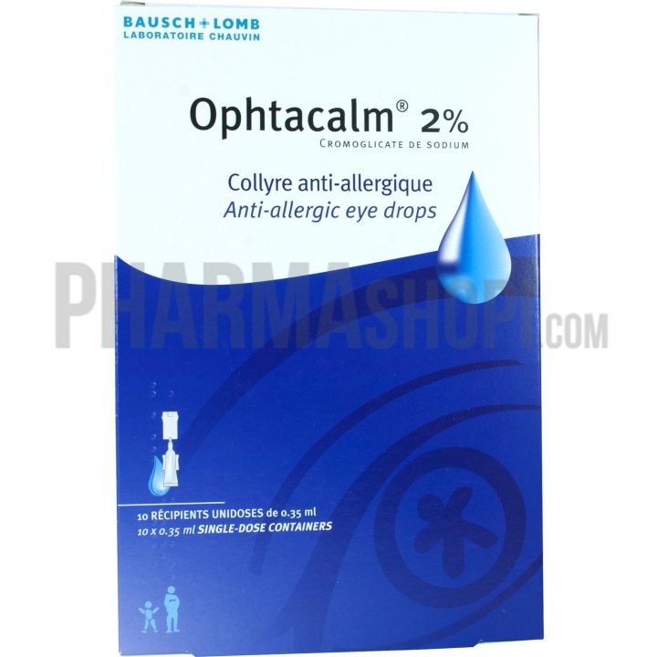 Ophtacalm 2% Augentropfenlösung - 10 Einzeldosen à 0,35 ml