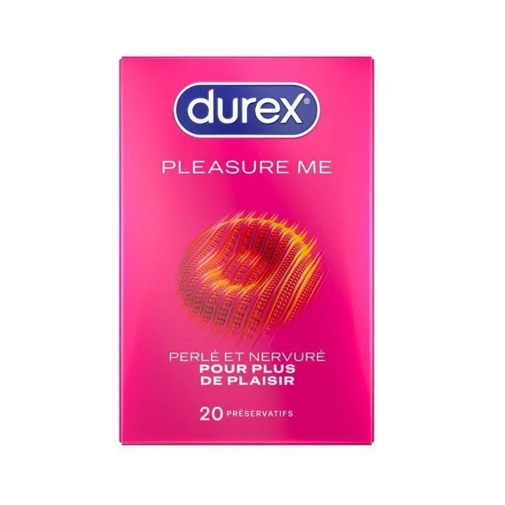 Durex Pleasure Me Kondome - Schachtel mit 20 Kondomen
