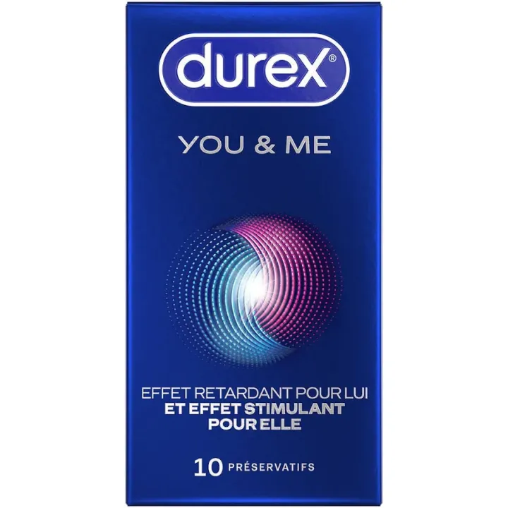 Durex you and me Kondome - Schachtel mit 10 Kondomen