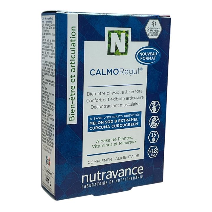 CalmoRegul Nutravance - Packung mit 15 Tabletten
