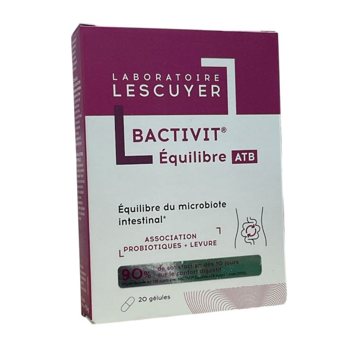 Bactivit Gleichgewicht ATB Lescuyer - Packung mit 20 Kapseln