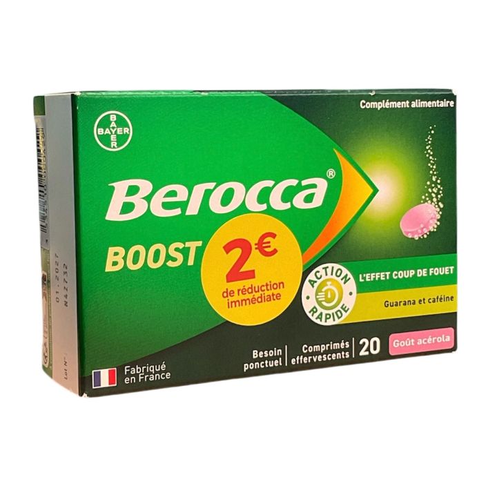 Berocca Boost Energieschub - Packung mit 20 Brausetabletten
