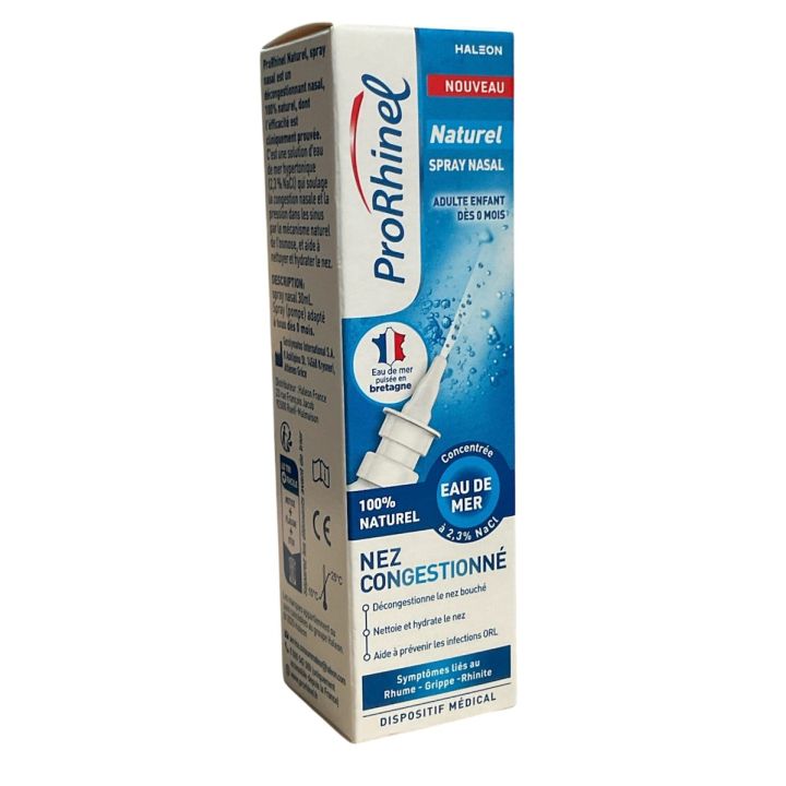 Natürliches Nasenspray bei verstopfter Nase ProRhinel - Spray mit 30 ml