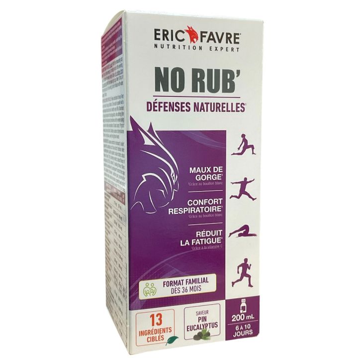 No rub' natürliche Abwehrmittel Eric Favre - Flasche mit 200ml