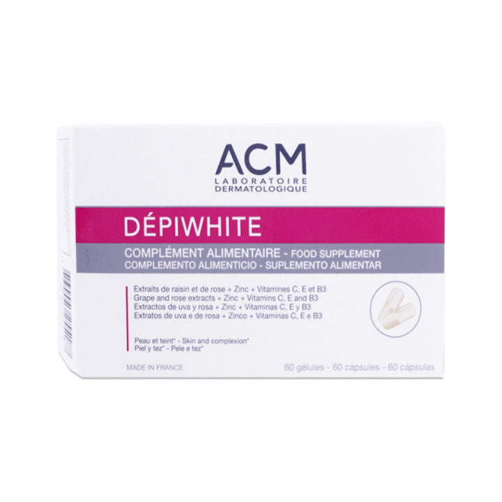 Dépiwhite Nahrungsergänzungsmittel ACM - Packung mit 60 Kapseln