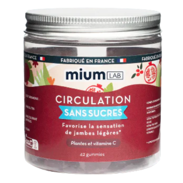 Zirkulation Gummies ohne Zucker Mium Lab - Dose mit 42 Gummies