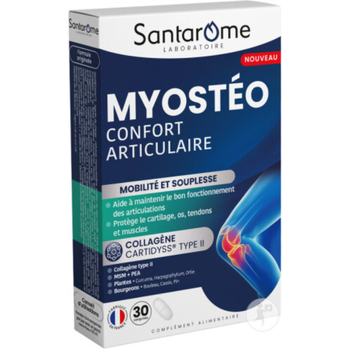 Myostéo Gelenkkomfort Santarome - Packung mit 30 Tabletten