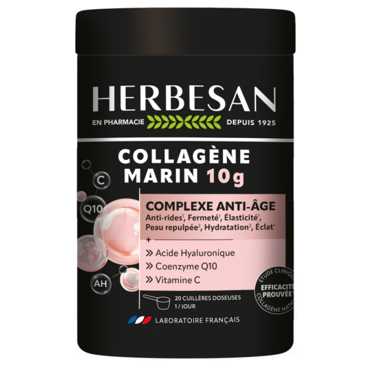 Meereskollagen 10g Anti-Aging-Komplex Herbesan - Dose mit 210g