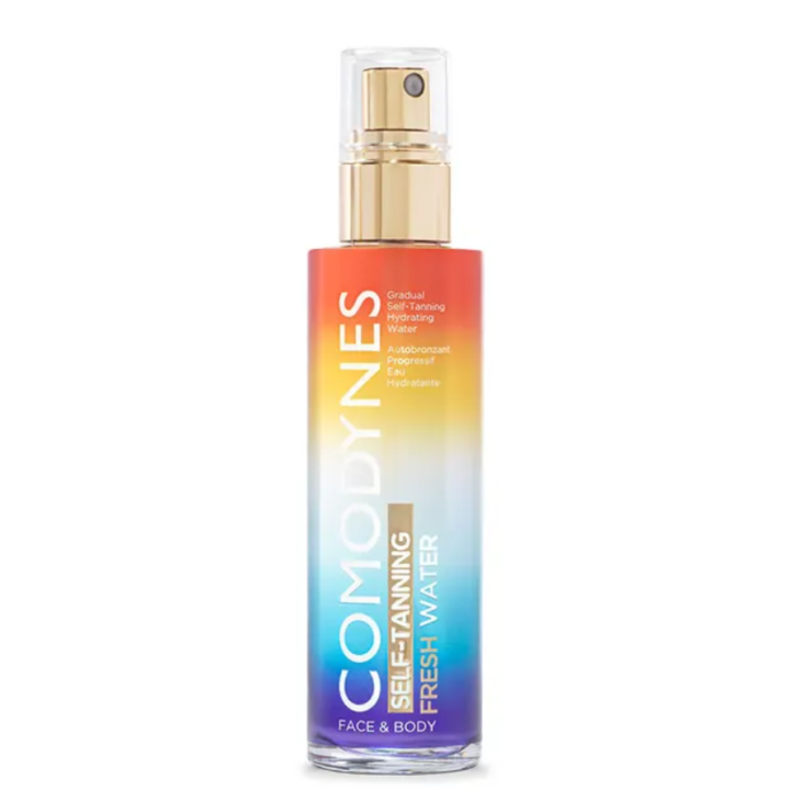 Frisches Selbstbräunungsspray mit allmählichem Bräunungseffekt Comodynes - 100 ml Spray