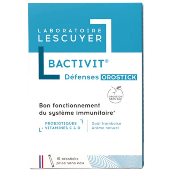 Bactivit Verteidigung orostick Lescuyer - Schachtel mit 15 orosticks