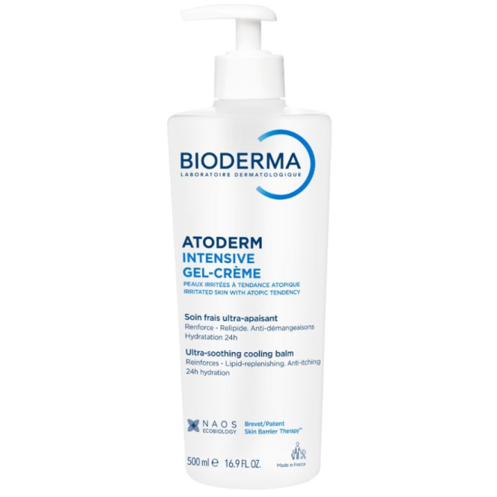 Atoderm Frischepflege ultra-beschleunigende Gel-Creme Bioderma - Flasche mit 500ml