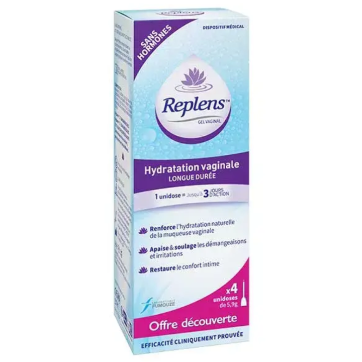 Replens langanhaltende vaginale Hydratation - Packung mit 4 Einzeldosen zu 5,9 g