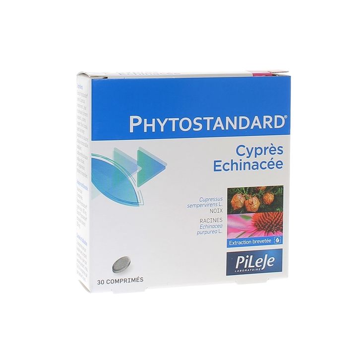 Phytostandard Zypresse und Echinacea Tabletten - Packung mit 30 Tabletten