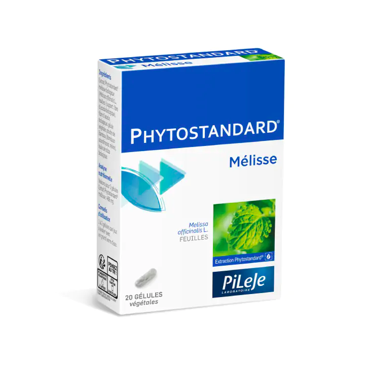 Phytostandard von Bio-Melisse Pileje - Packung mit 20 Kapseln