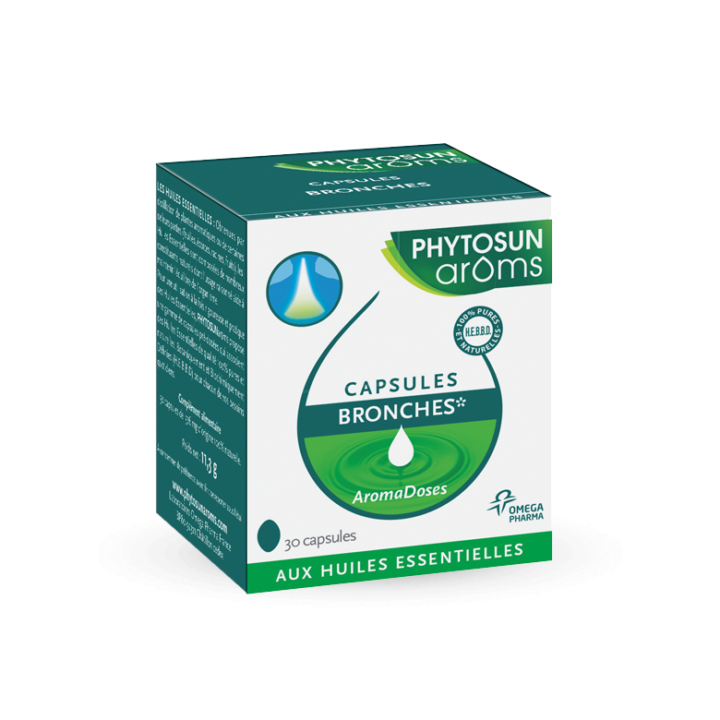 Aromadosen Bronchus-Kapseln Phytosun arôms - 30 Kapseln
