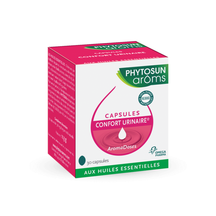 Urinäre Komfortkapseln Aromadosen Phytosun Aroms - 30 Kapseln