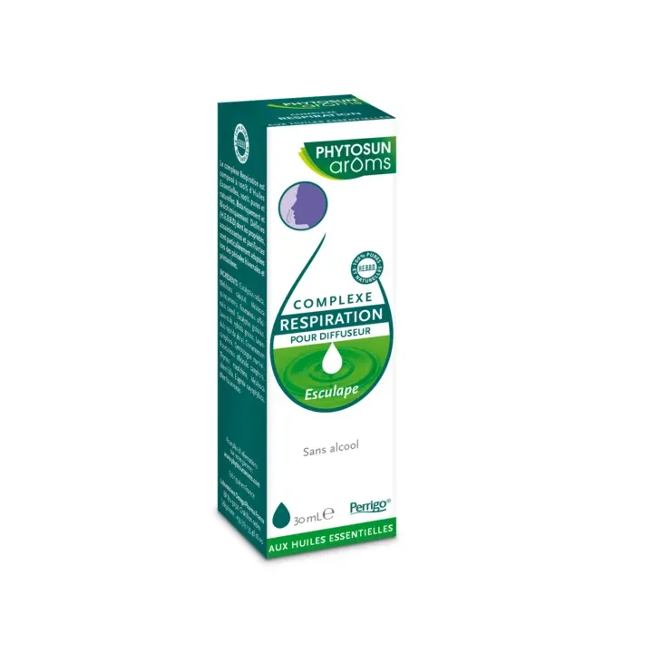 Komplex aus ätherischen Ölen Atmung Esculape Phytosun arôms - Flasche mit 30 ml