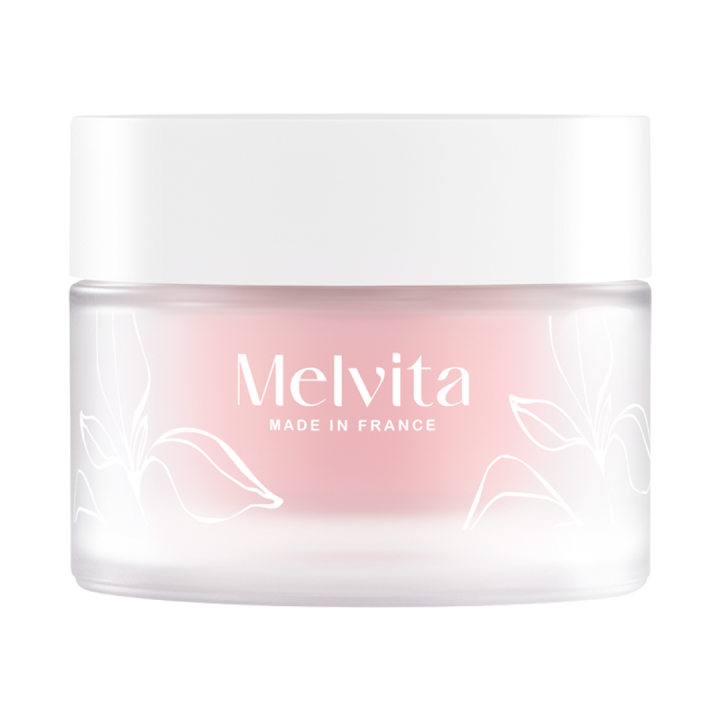 Hydra-repulpierende Rosencreme Melvita - 50 ml Tiegel