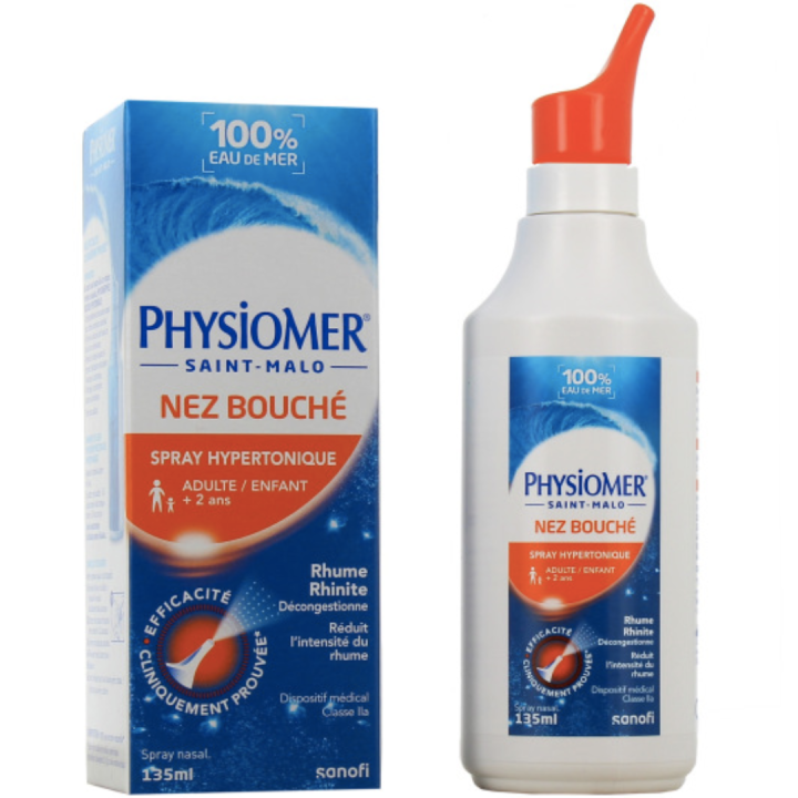 Hypertonisches Spray verstopfte Nase Saint Malo Physiomer - Spray von 135ml